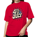 4th of July Retro Burst Women's T-shirt