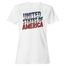 USA Distressed Design Women's T-shirt