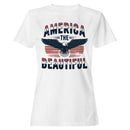 America the Beautiful Eagle Vintage Women's T-shirt