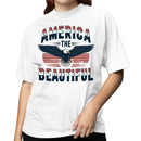 America the Beautiful Eagle Vintage Women's T-shirt