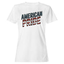 American Pride Distressed Flag Graphic Women's T-shirt