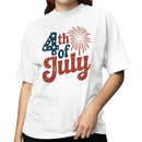 4th of July Fireworks Retro Women's T-shirt