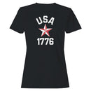 USA 1776 Patriotic Star Women's T-shirt