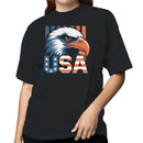 USA Bald Eagle Patriotic Women's T-shirt