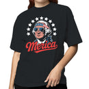 'Merica Patriotic Retro George Washington Women's T-shirt
