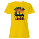 Born in the USA Retro Desert Sunset Women's T-shirt