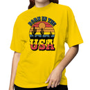 Born in the USA Retro Desert Sunset Women's T-shirt