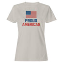 Proud American Flag Patriotic Women's T-shirt