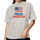 Proud American Flag Patriotic Women's T-shirt