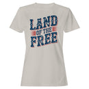 Land of the Free Patriotic Women's T-shirt