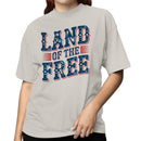 Land of the Free Patriotic Women's T-shirt