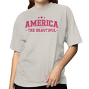 America the Beautiful Patriotic Stars Women's T-shirt