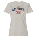 America 76 Patriotic Stars Retro Women's T-shirt