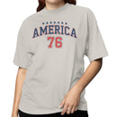 America 76 Patriotic Stars Retro Women's T-shirt