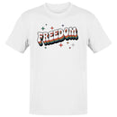 Retro Freedom Groovy Rainbow Men's T-shirt