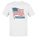 Distressed American Flag Freedom Men's T-shirt