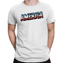 America Proud Distressed Bold Design Men's T-shirt