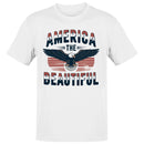 America the Beautiful Vintage Eagle Men's T-shirt