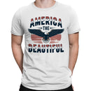 America the Beautiful Vintage Eagle Men's T-shirt