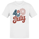 4th of July Fireworks Retro Men's T-shirt