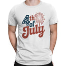 4th of July Fireworks Retro Men's T-shirt