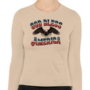 God Bless America Patriotic Eagle Women's Long Sleeve