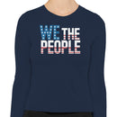 We The People American Flag Women's Long Sleeve Shirt