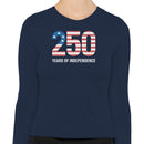 250 Years of Independence USA Women's Long Sleeve Tee