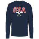 USA 1776 Eagle Patriotic Women's Long Sleeve Shirt