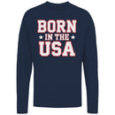 Born in the USA Patriotic Stars Women's Long Sleeve