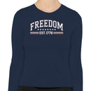 Freedom EST. 1776 Patriotic Women's Long Sleeve Shirt