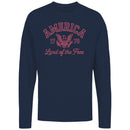 America 1776 Land of the Free Eagle Women's Long Sleeve