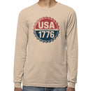 USA Since 1776 Vintage Patriotic Men's Long Sleeve