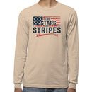 Stars and Stripes American Flag Men's Long Sleeve Shirt