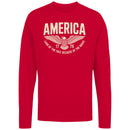 America Land of the Free 1776 Eagle Women's Long Sleeve