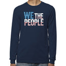 We The People American Flag Men's Long Sleeve Shirt