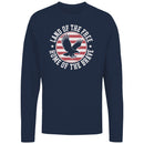 Land of the Free Eagle Men's Long Sleeve Shirt