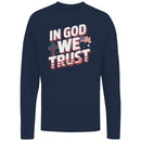 In God We Trust Patriotic Men's Long Sleeve T-Shirt