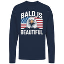 Bald Is Beautiful American Eagle Pride Men's Long Sleeve