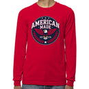American Made Eagle Emblem 1776 Men's Long Sleeve