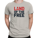 Land of the Free Patriotic Men's T-shirt