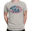 Made in USA Vintage Flag Design Men's T-shirt