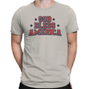 God Bless America Patriotic Stars Men's T-shirt
