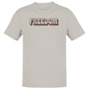 FREEDOM Vintage Retro Rainbow Men's T-shirt