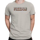 FREEDOM Vintage Retro Rainbow Men's T-shirt