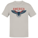 America Bald Eagle Freedom Emblem Men's T-shirt