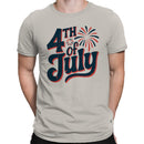 4th of July Retro Fireworks Men's T-shirt