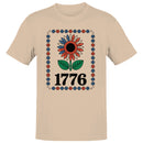 Patriotic Sunflower 1776 Floral Art Men's T-shirt