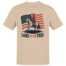 Land of the Free Cowboy Patriotic Art Men's T-shirt