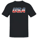 USA Patriotic Stars and Stripes Men's T-shirt